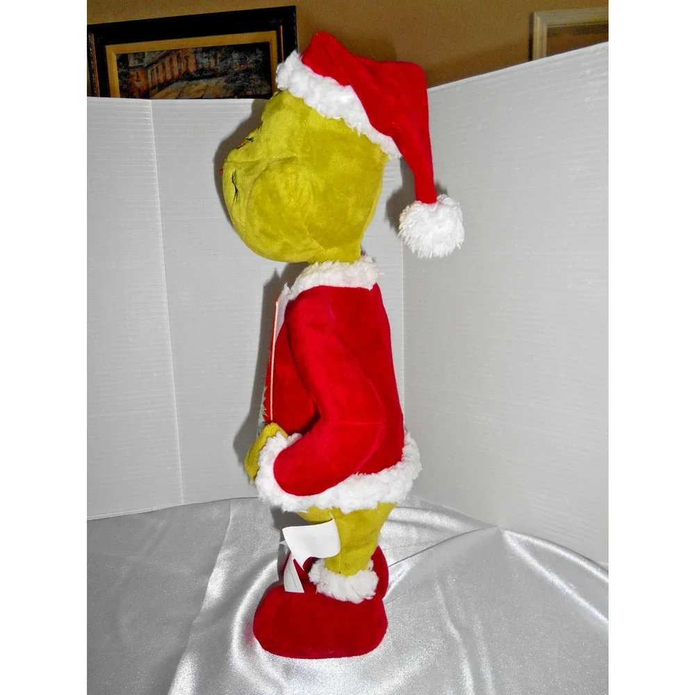 Gemmy 2022 The Grinch Christmas Door Greeter Plush 18.5
